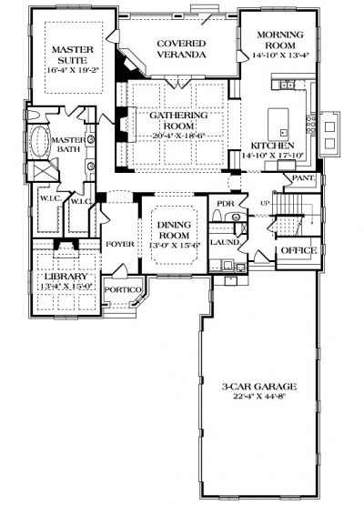 Henderson - Mountain Home Plans from Mountain House Plans