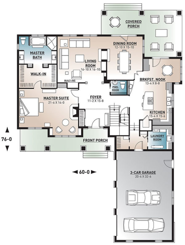 Alpine Place - Mountain Home Plans from Mountain House Plans