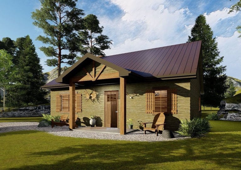 Alexa's Cabin - Mountain Home Plans from Mountain House Plans