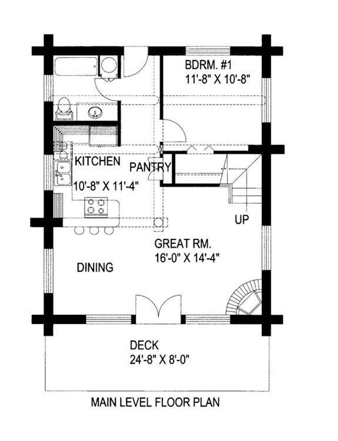 Appalachian Cabin Mountain Home Plans From Mountain House Plans