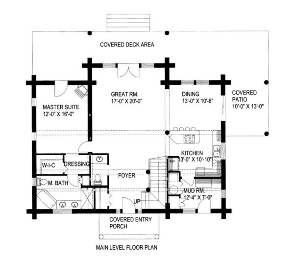Moose Tracks - Mountain Home Plans from Mountain House Plans
