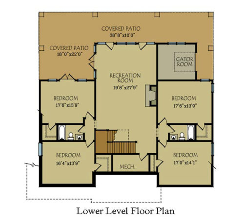 Camp Idlewyld - Mountain Home Plans from Mountain House Plans